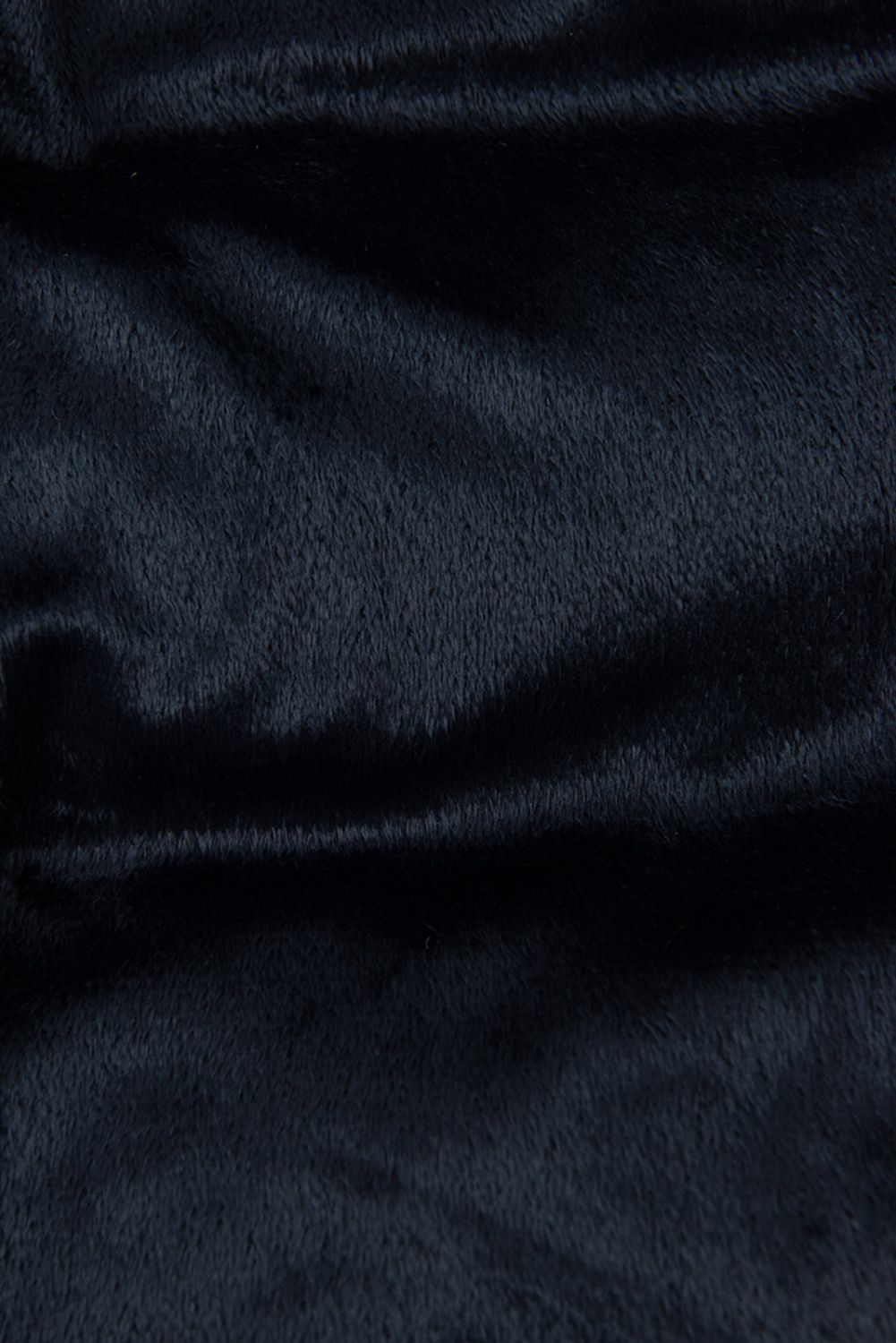 Gilet trapuntato lungo blu scuro