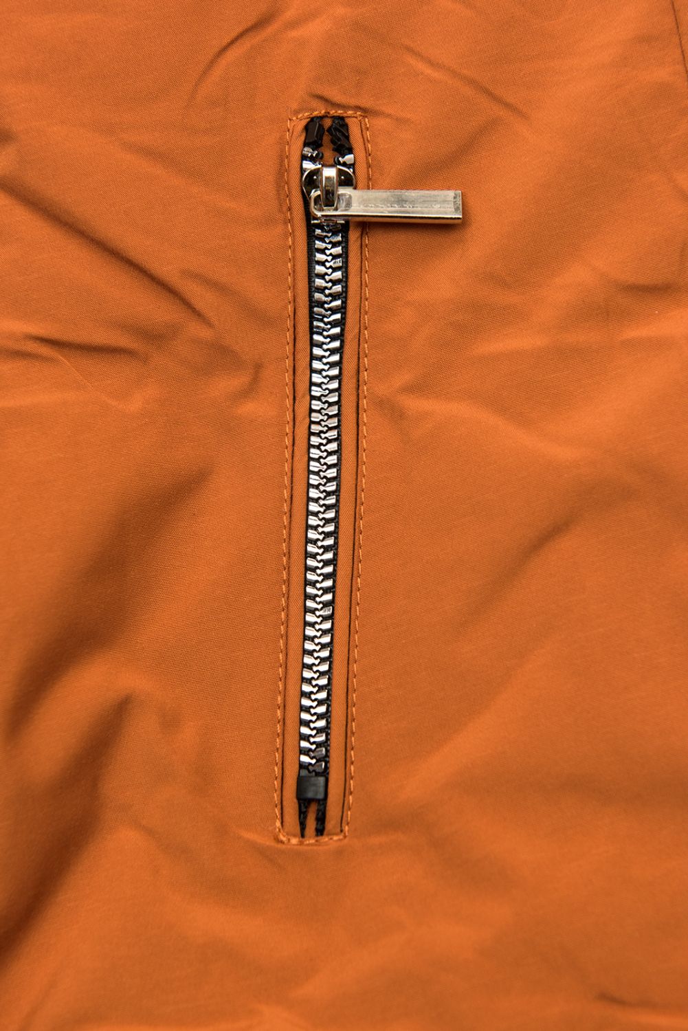 Parka invernale doppia faccia mattone/blu