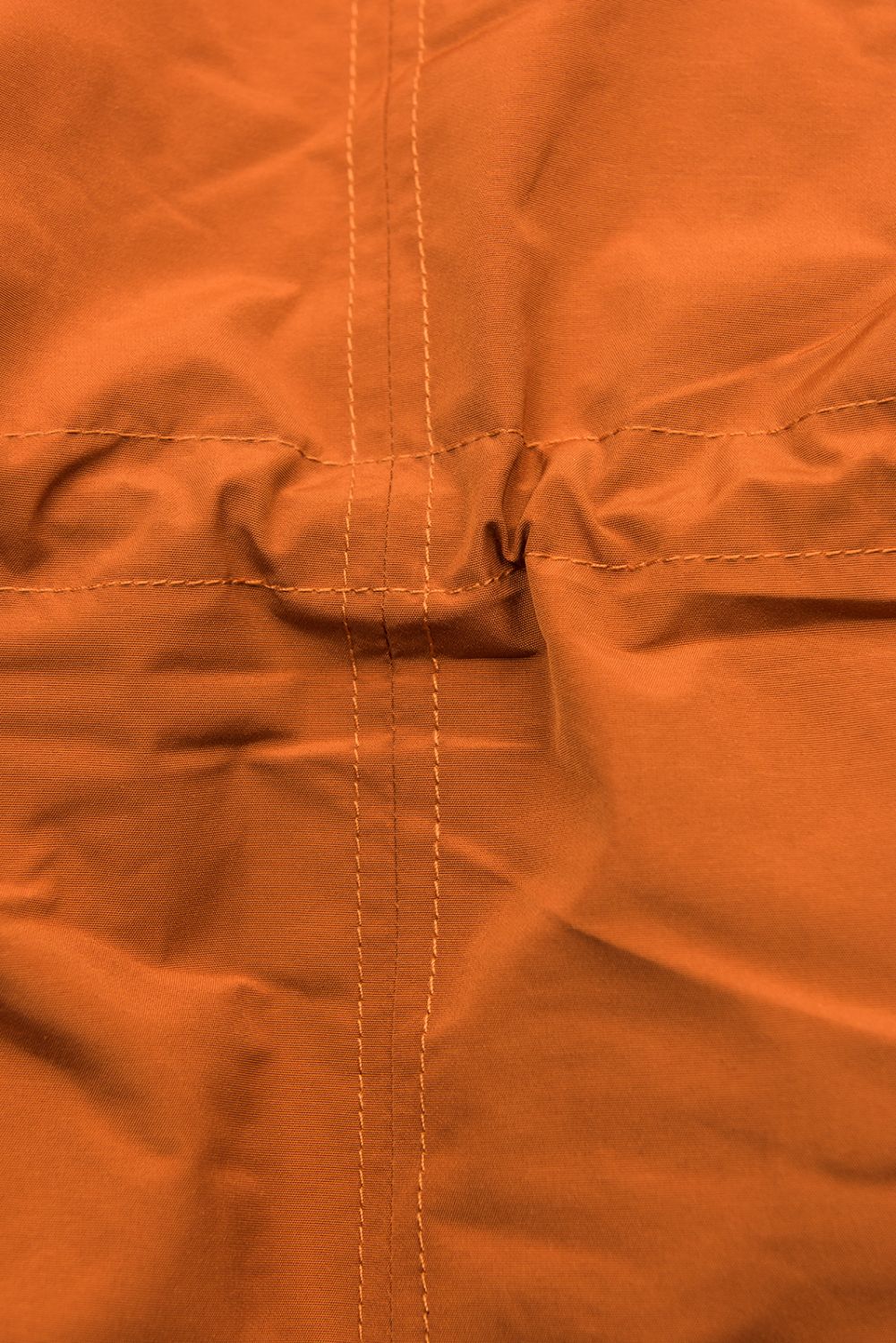 Parka invernale doppia faccia mattone/blu
