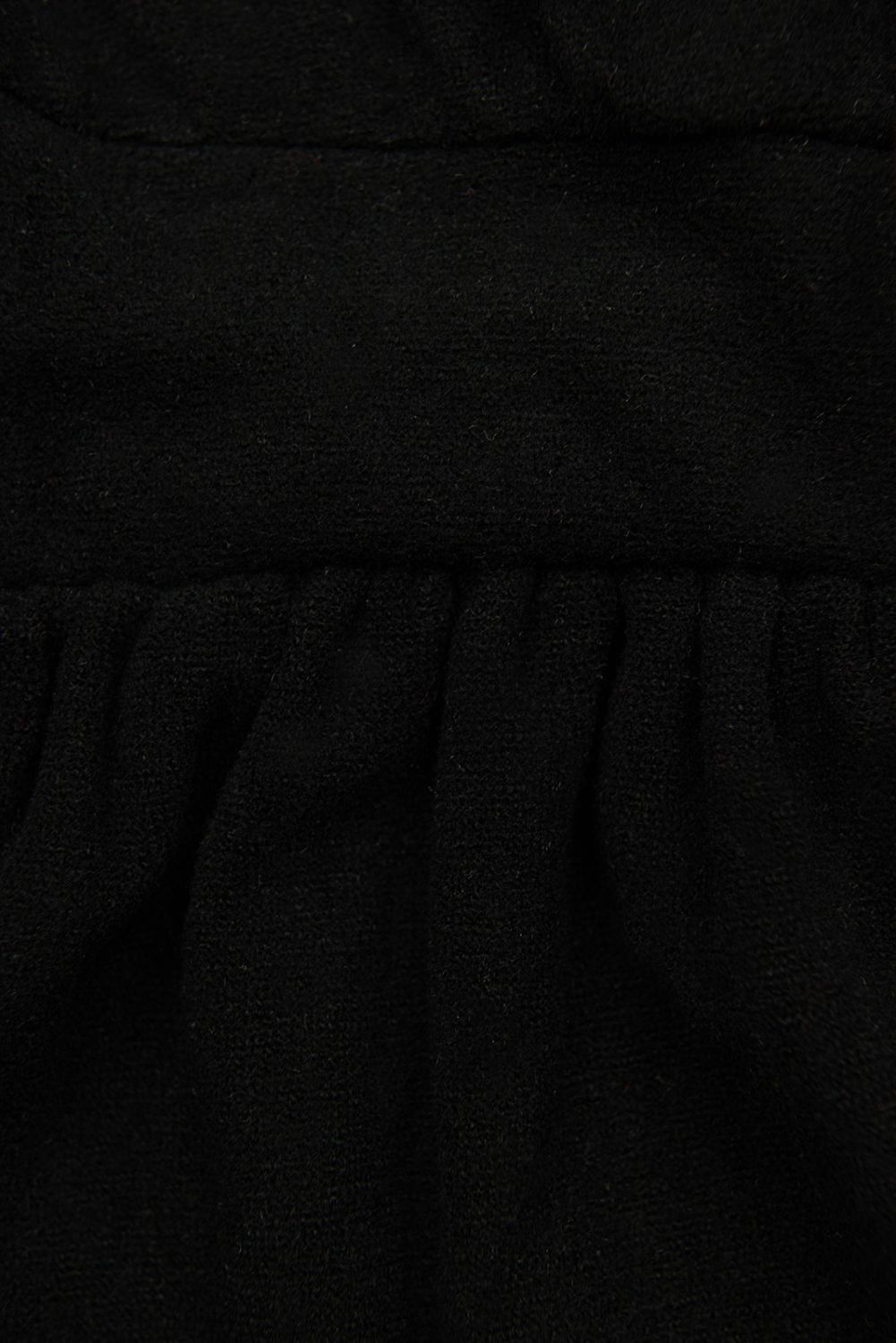 Abito corto nero con pizzo