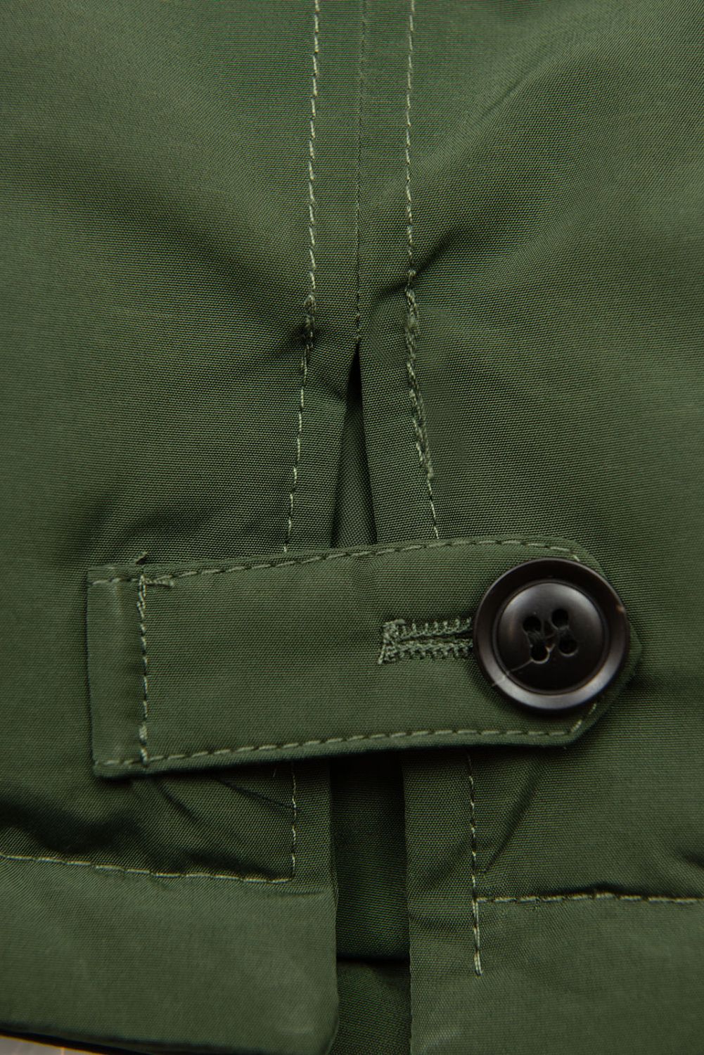 Parka verde army con ecopelliccia staccabile