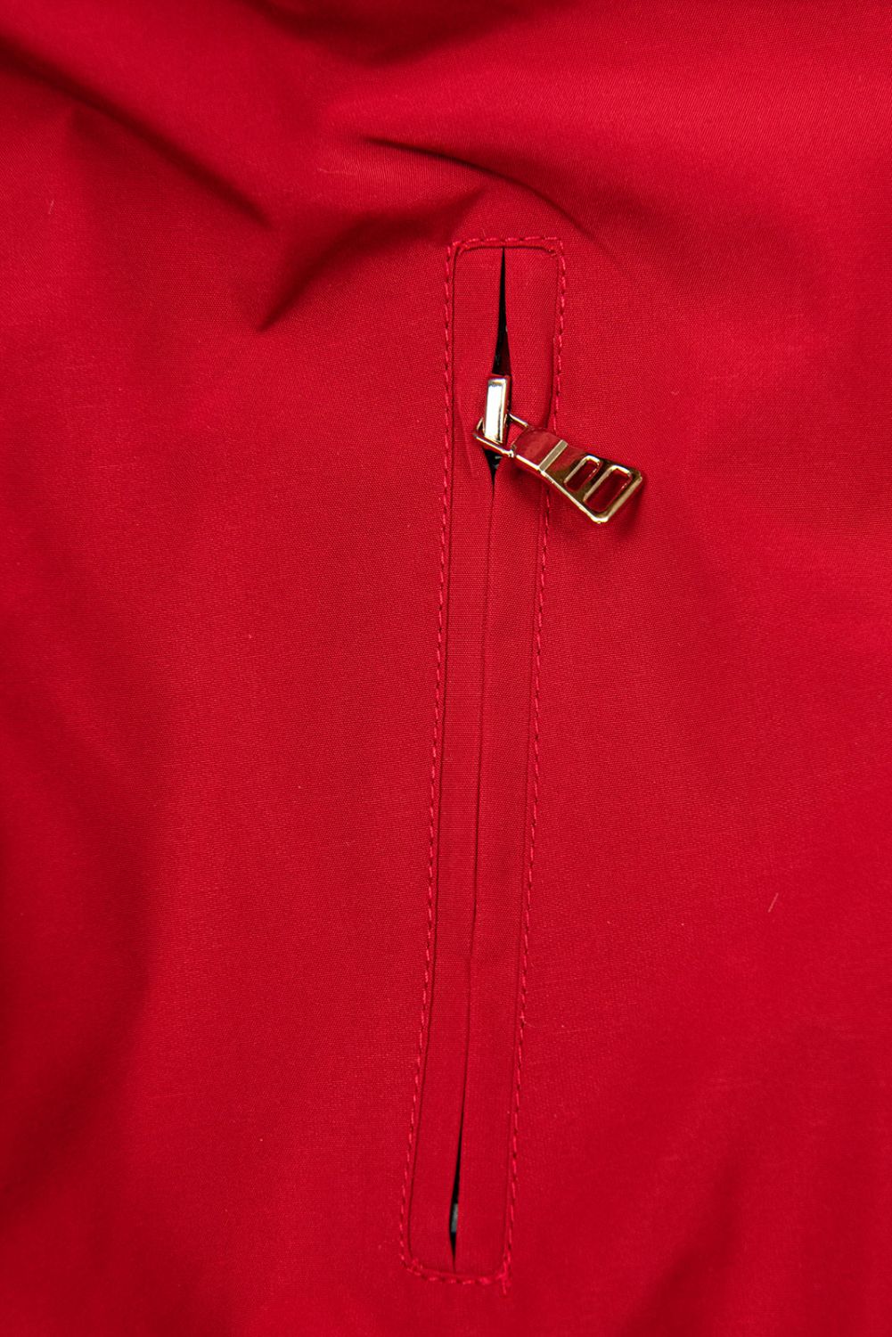 Parka invernale rosso/crema con fodera removibile