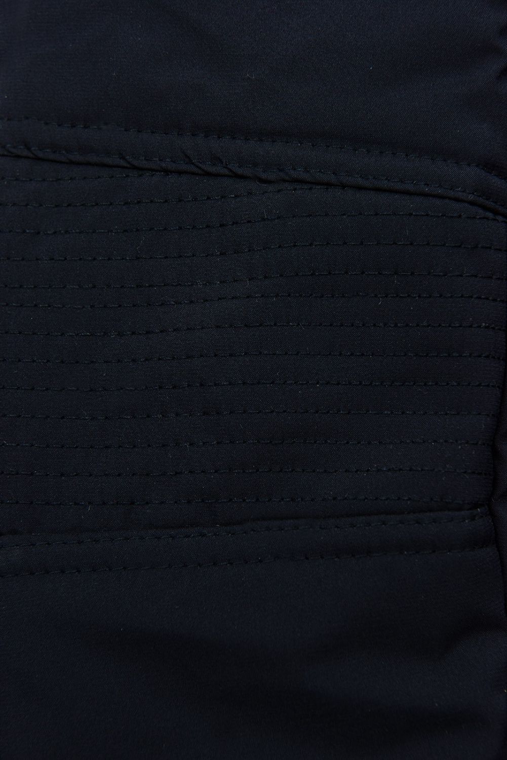 Giacca invernale blu scuro con cintura
