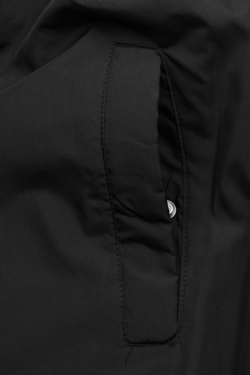 Parka autunnale trapuntata arancione/nero