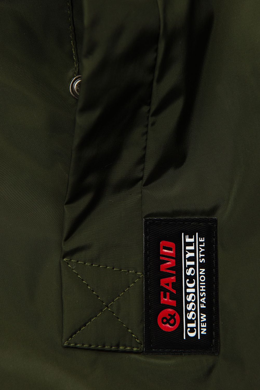 Cappotto/parka esteso/a kaki