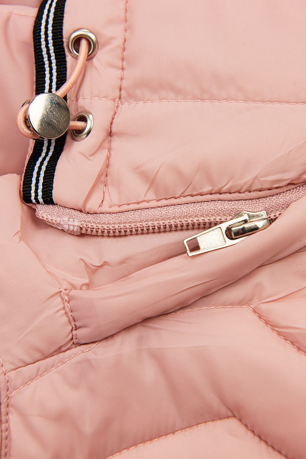 Giacca leggera di transizione rosa chiaro