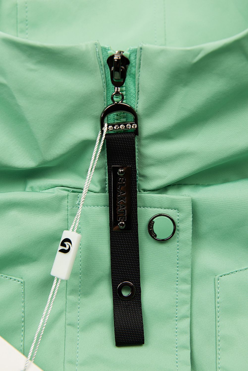 Cappotto di transizione verde primaverile