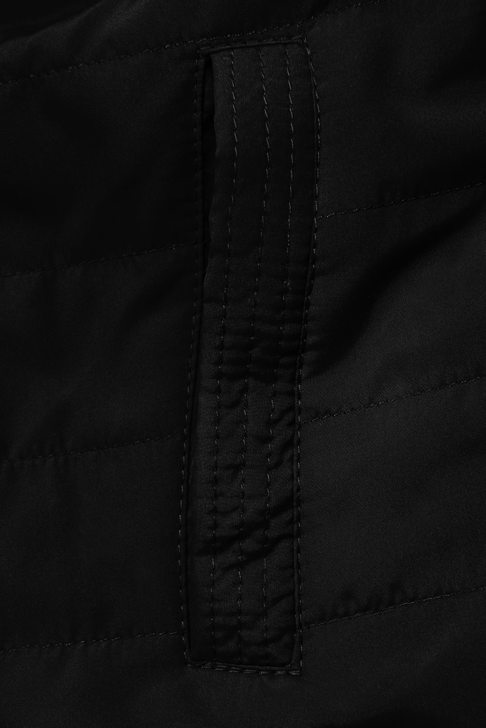 Parka doppia faccia di transizione con cappuccio marrone rosso/nero