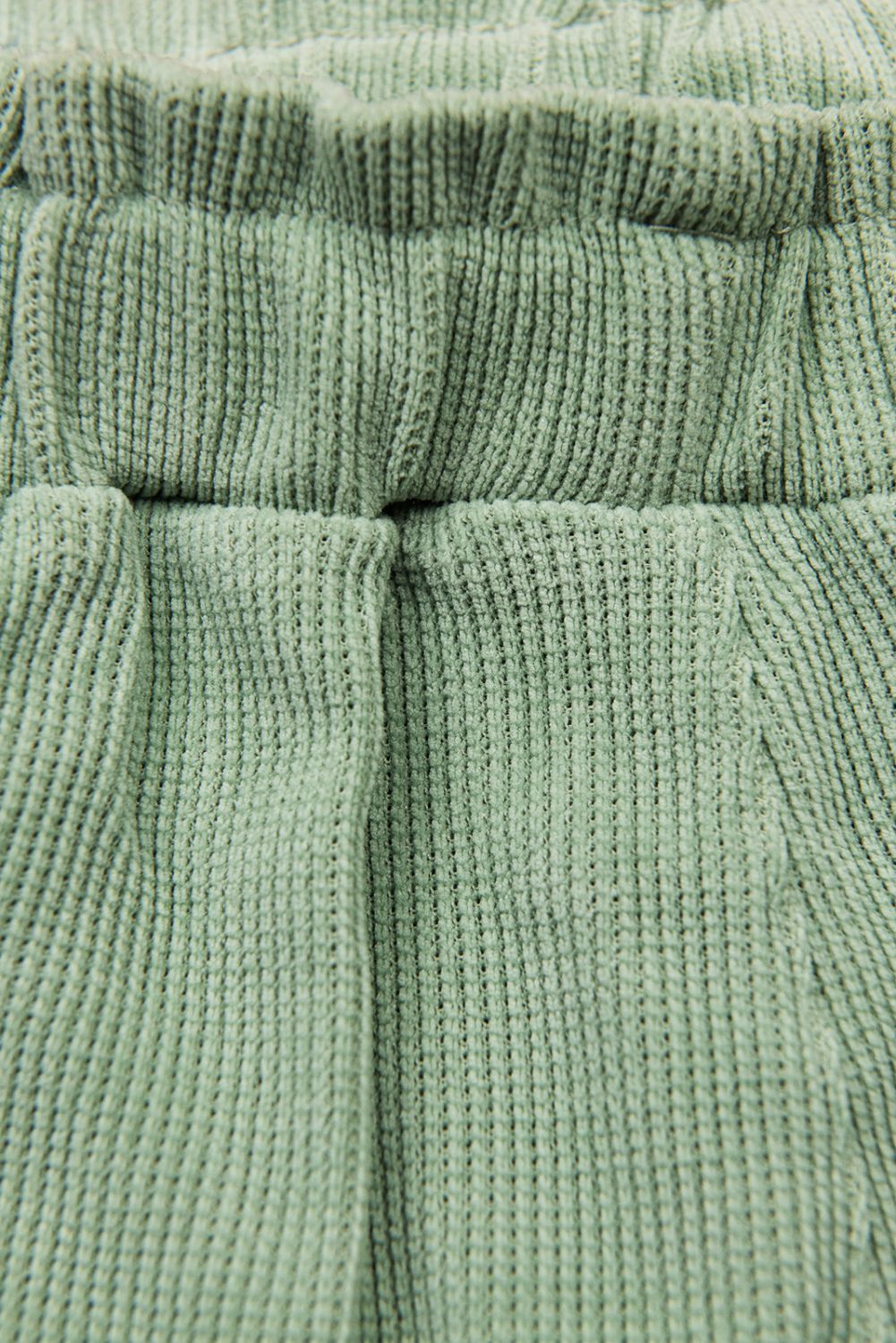 Pantaloni casual verde chiaro con elastico in vita