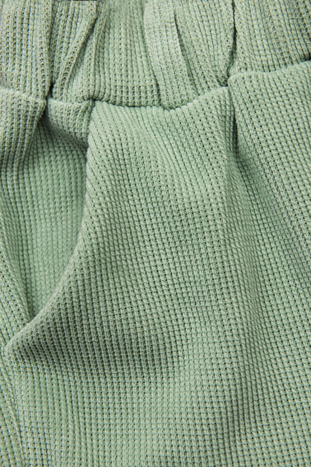 Pantaloni casual verde chiaro con elastico in vita