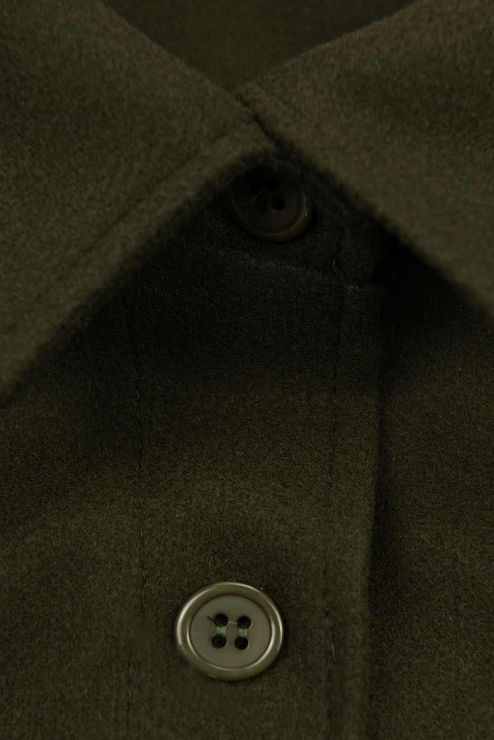 Cappotto leggero kaki