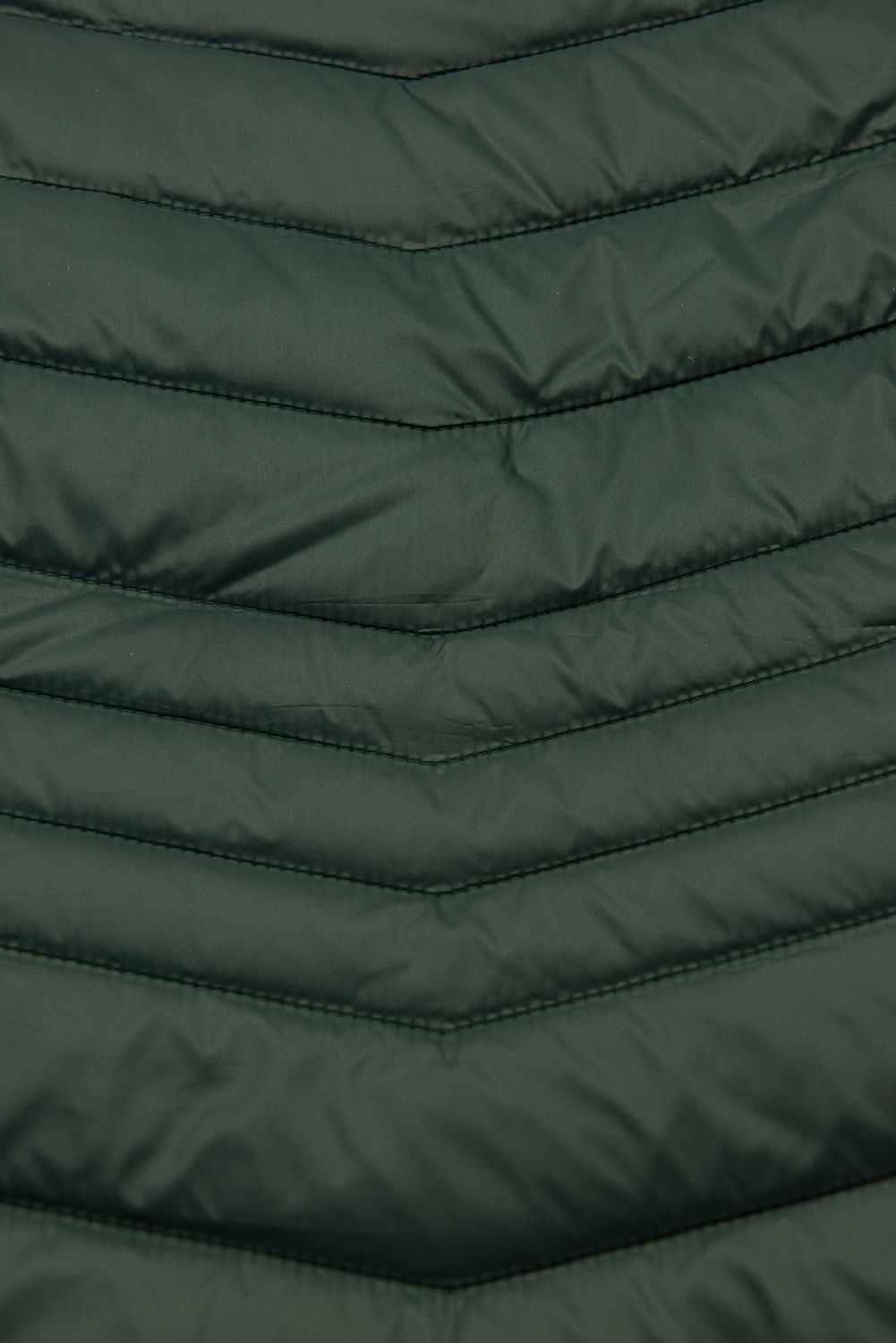 Gilet verde scuro dal taglio corto