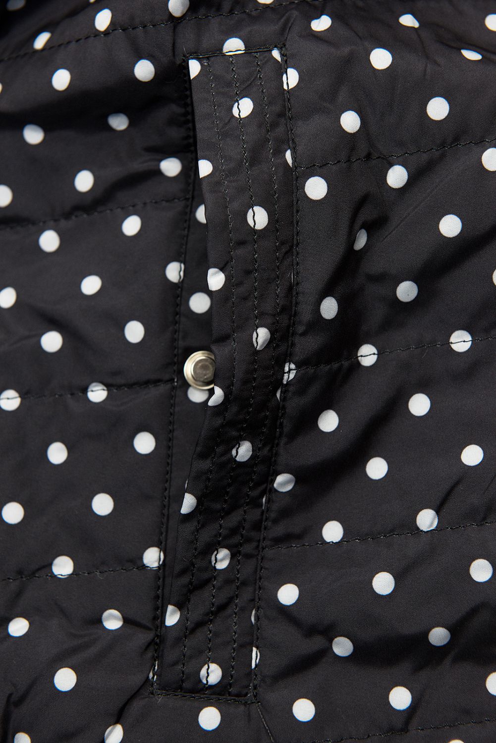 Parka a pois nera