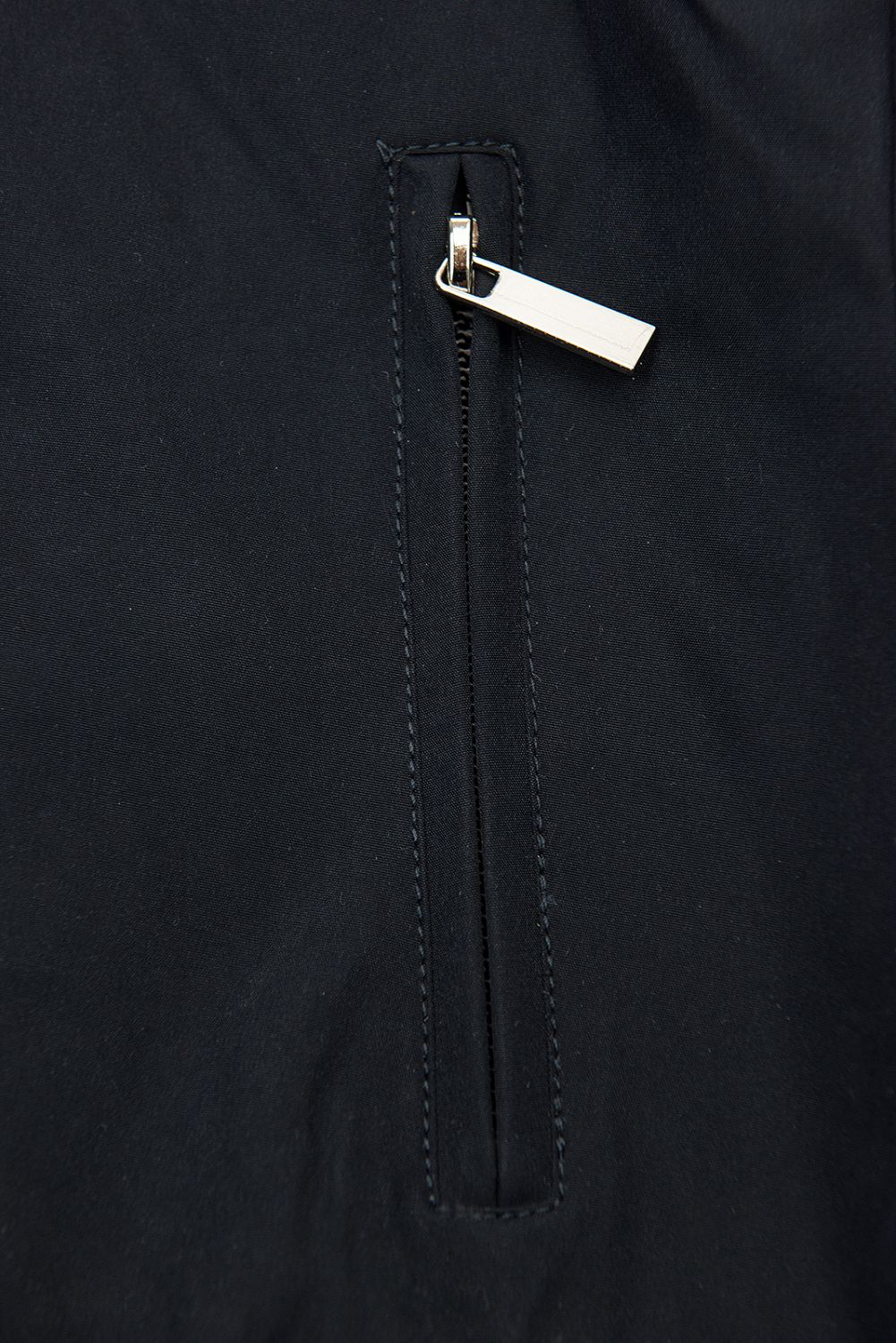 Parka di transizione doppia faccia blu scuro/marrone