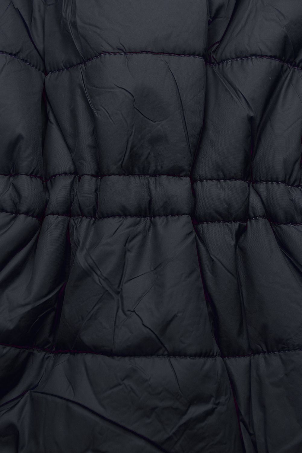 Parka invernale doppia faccia blu scuro/marrone