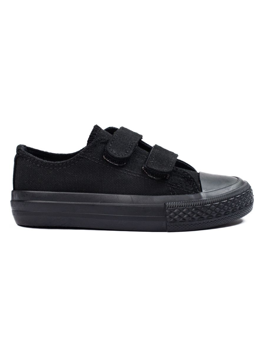 Sneakers nere da bambini con velcro