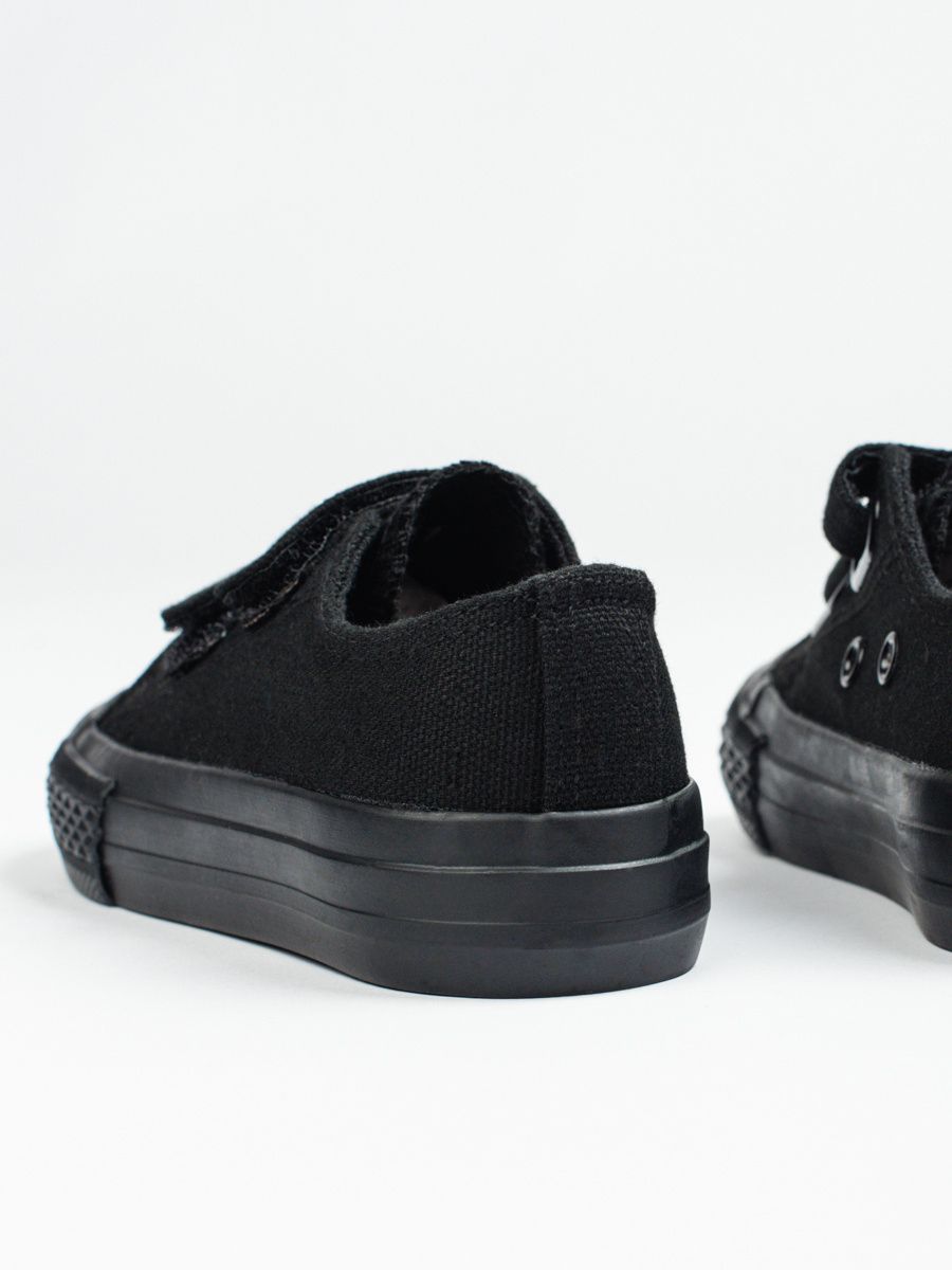 Sneakers nere da bambini con velcro