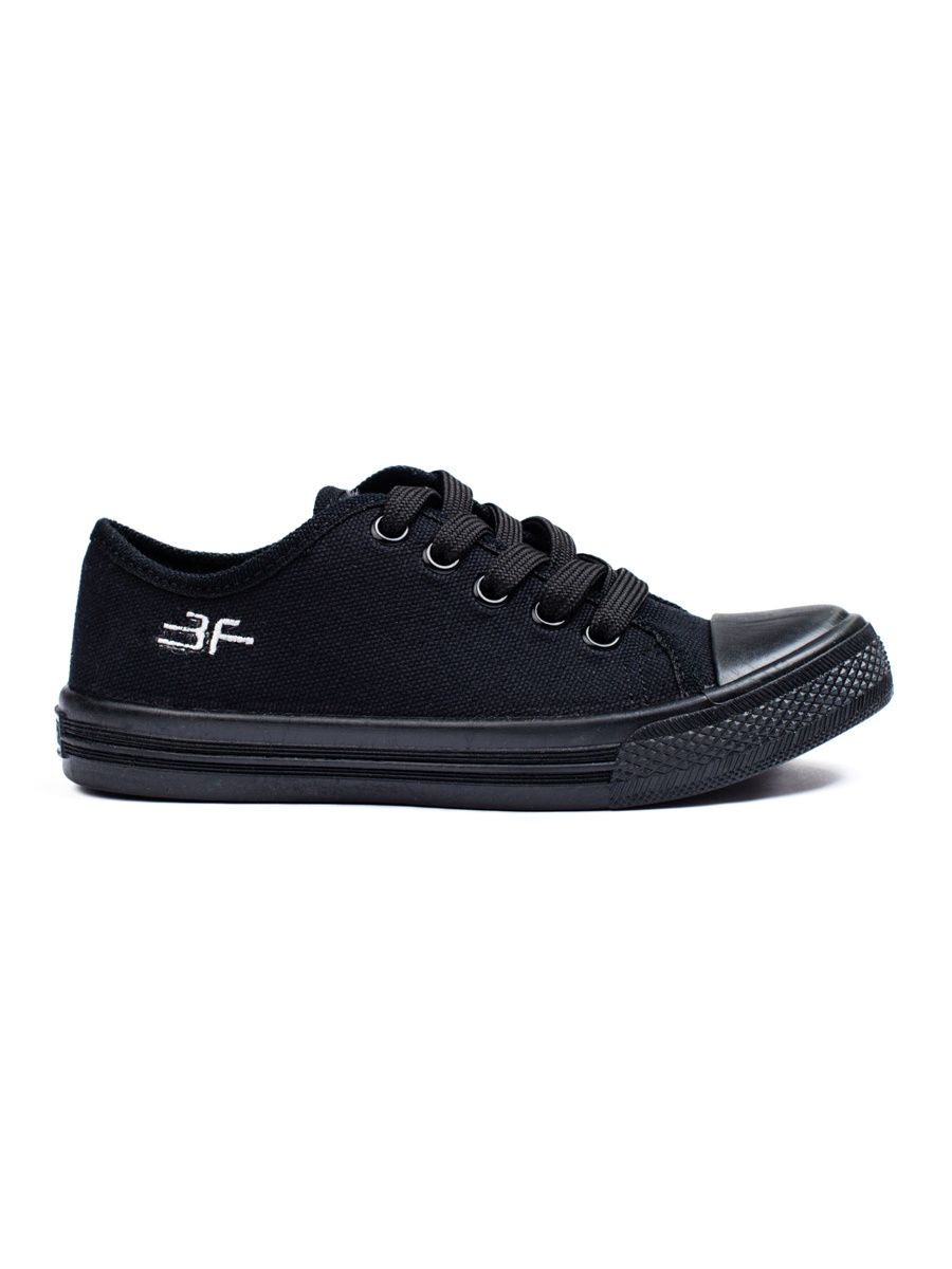 Sneakers in tela per bambini nere