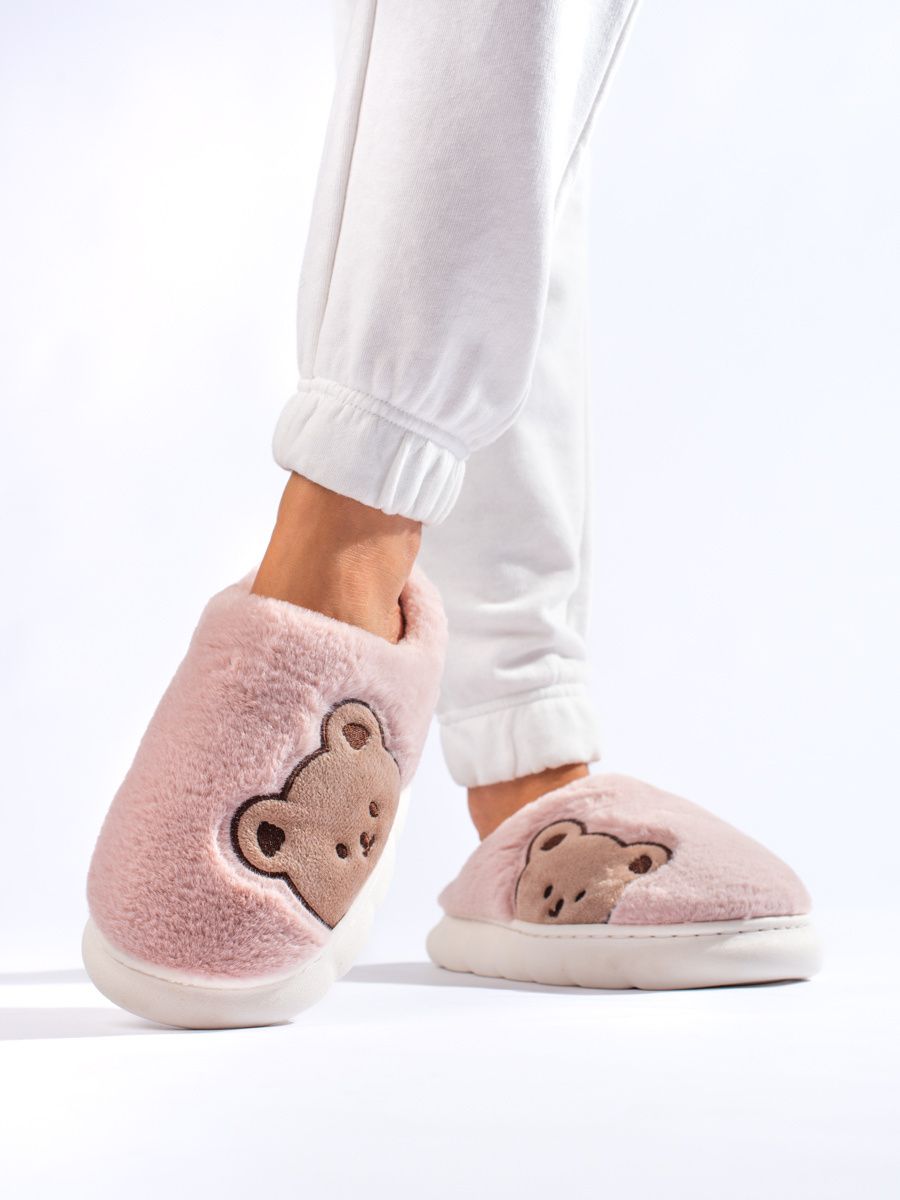 Pantofole da donna rosa BEAR