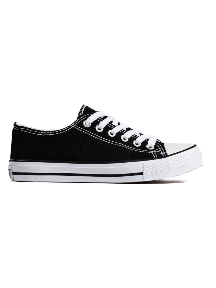 Sneakers in tela da donna nero