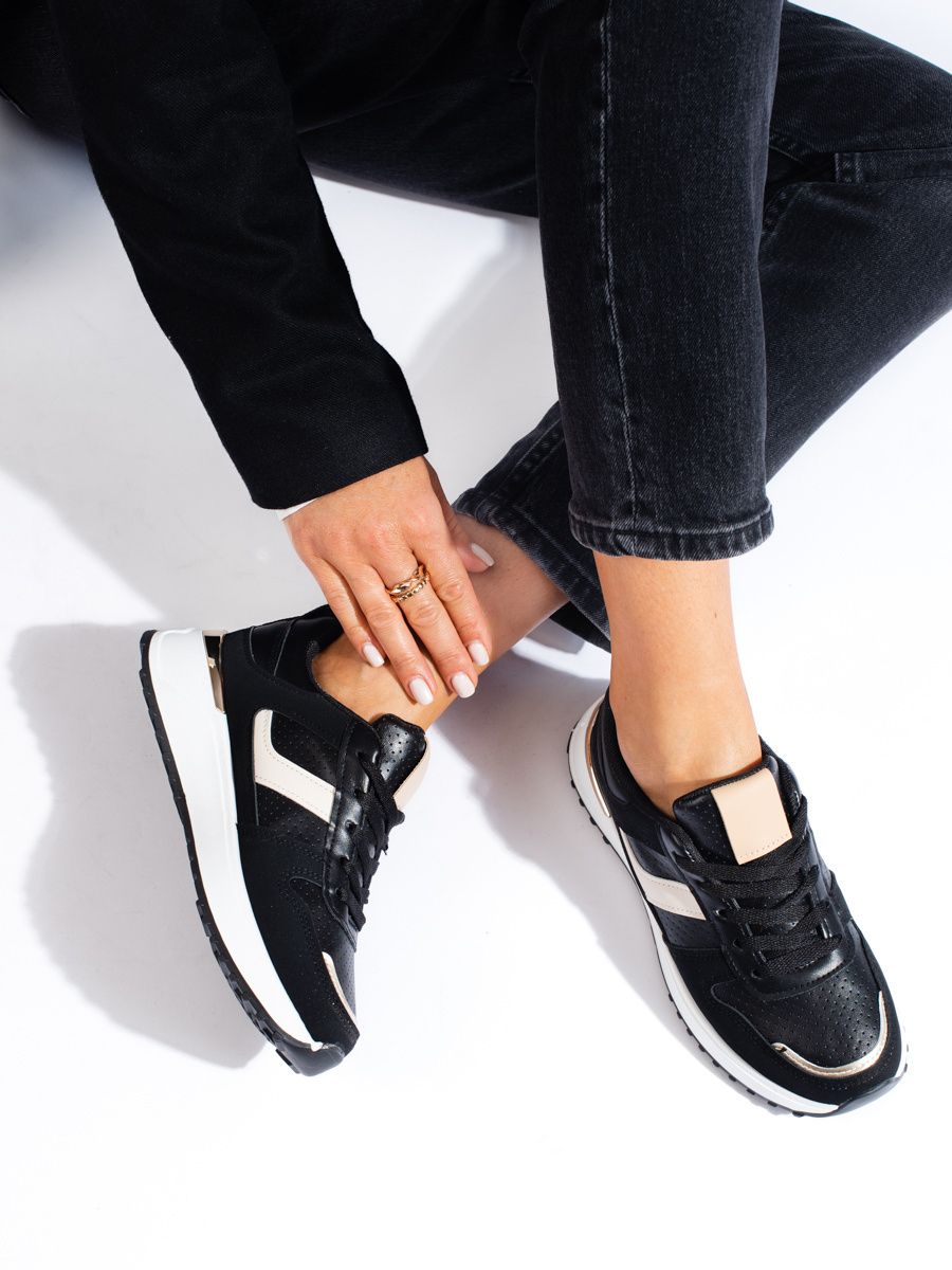 Sneakers nere con piattaforma
