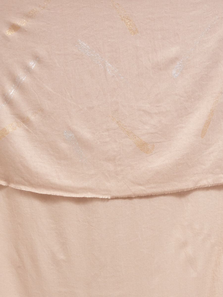 Sciarpa in tessuto beige