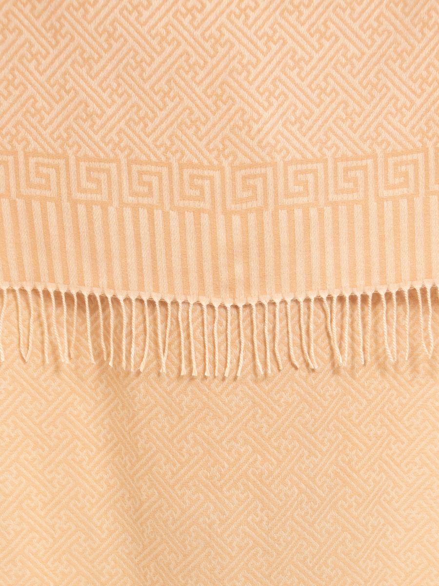 Sciarpa fantasia beige chiaro