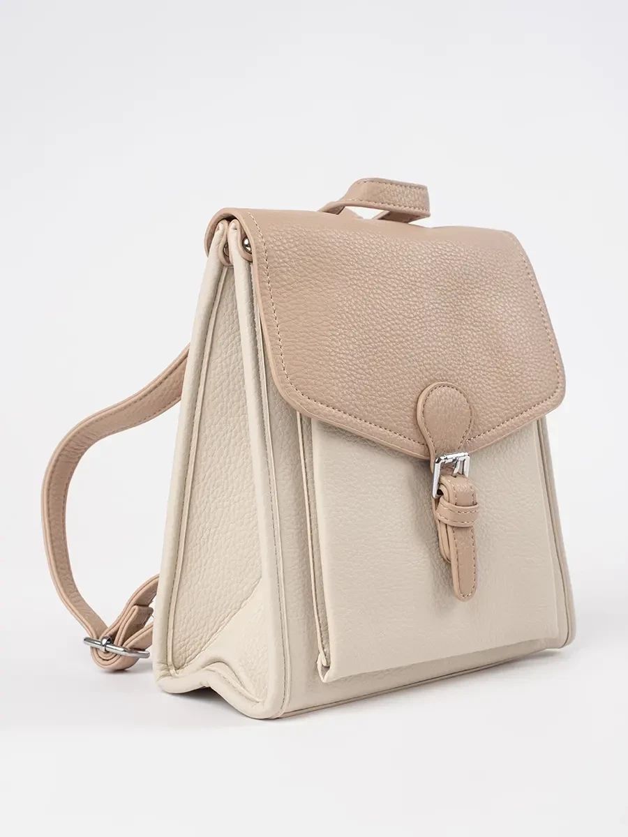 Zaino da donna beige chiaro