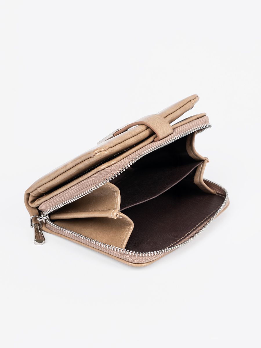 Portafoglio elegante beige
