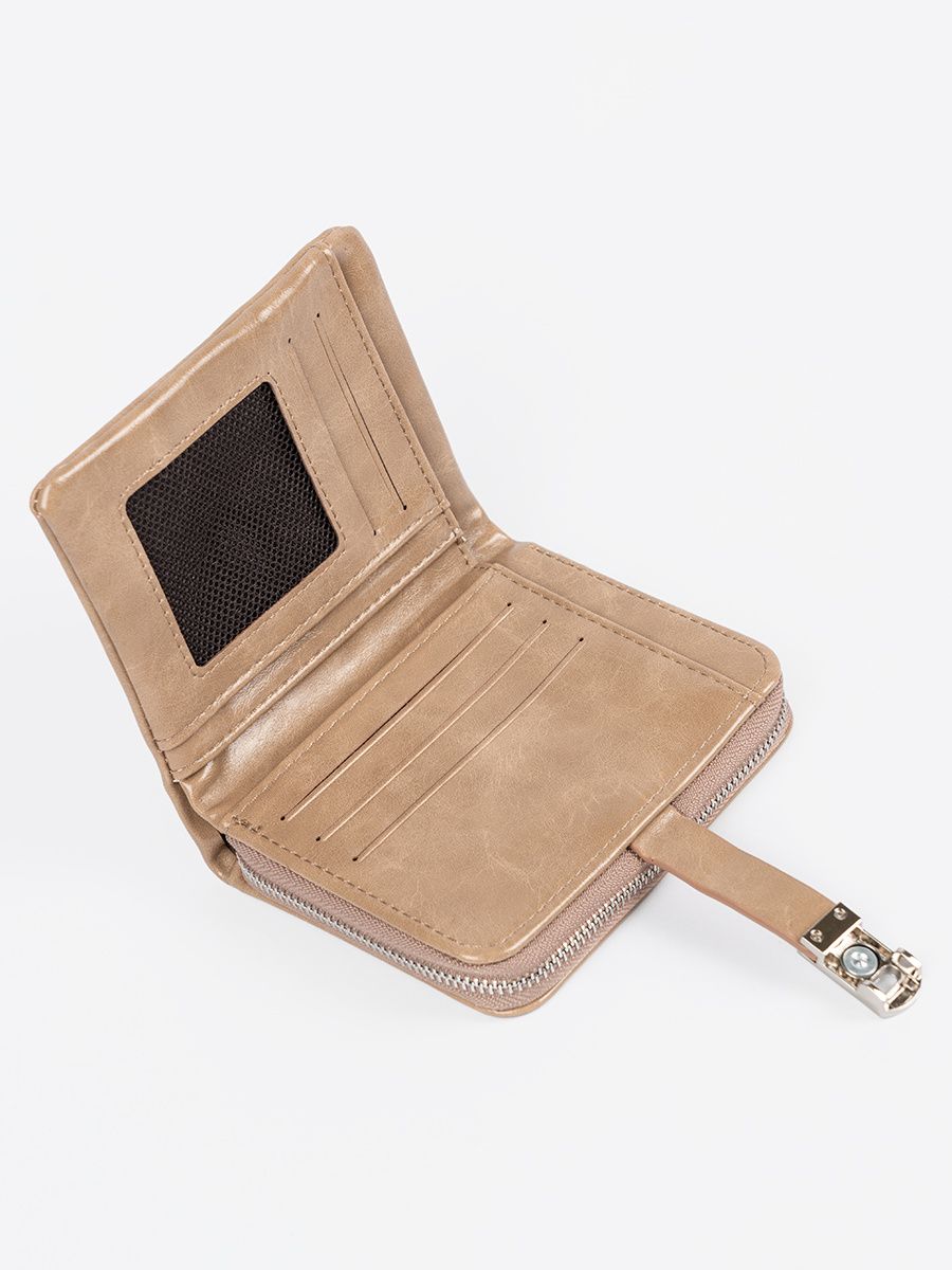 Portafoglio elegante beige