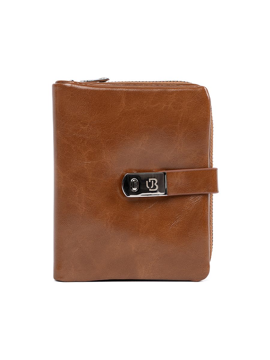 Portafoglio elegante marrone