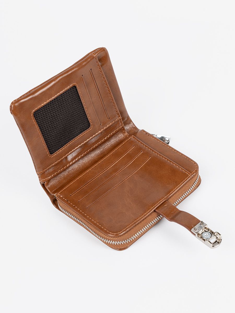 Portafoglio elegante marrone