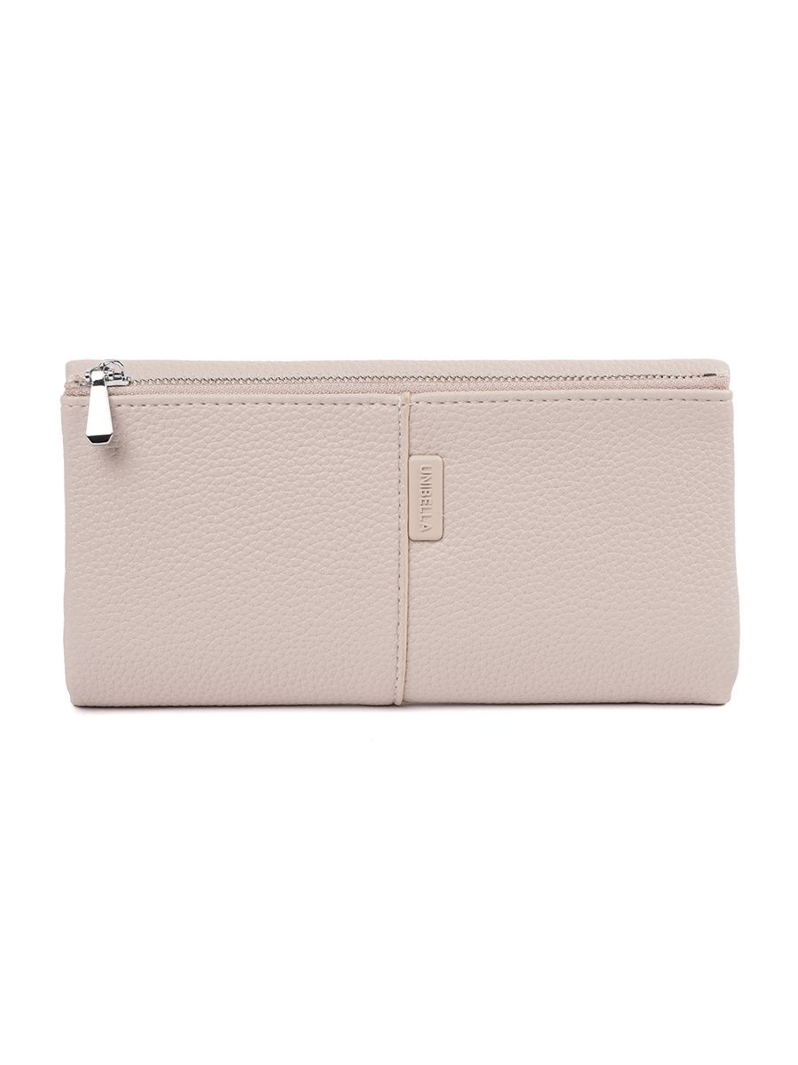 Portafoglio classico in beige chiaro