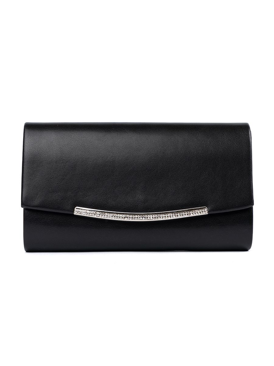 Elegante borsa nera con catena