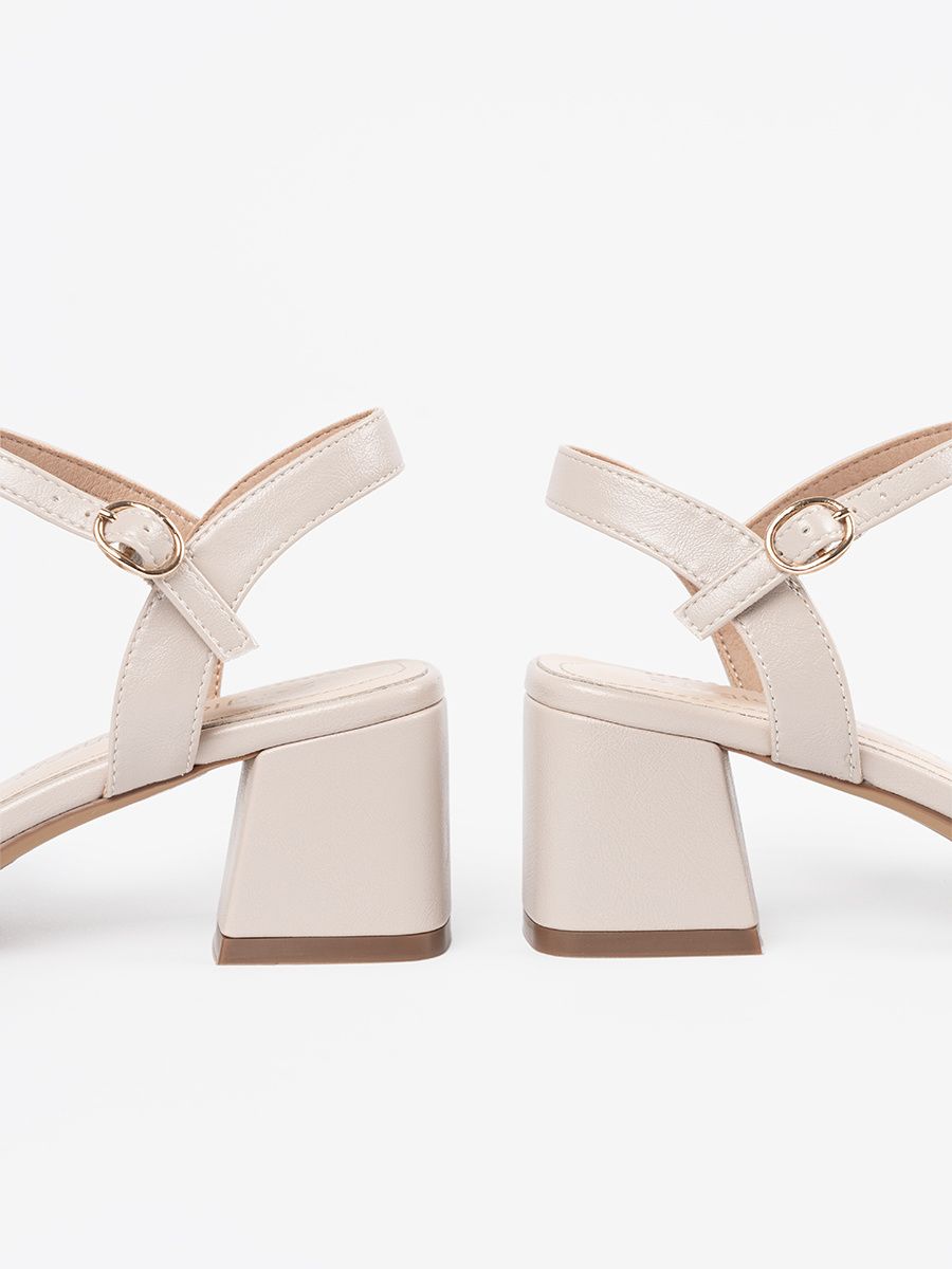 Sandali eleganti beige Sergio Leone
