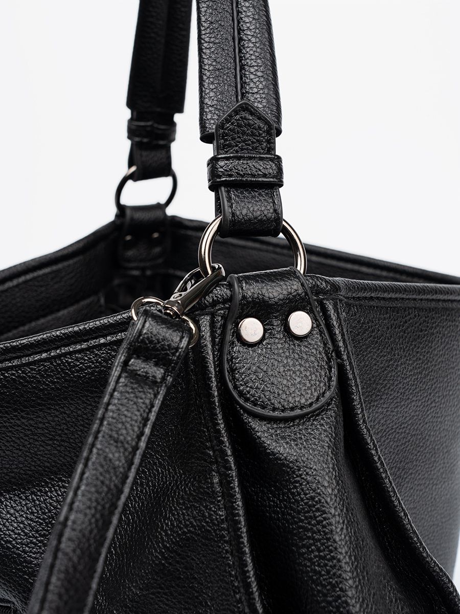 Borsa nera classica a spalla