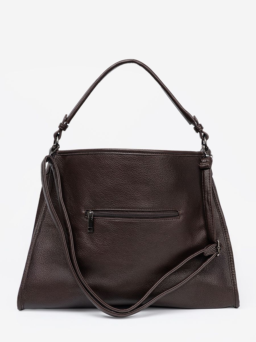 Borsa a spalla marrone classica
