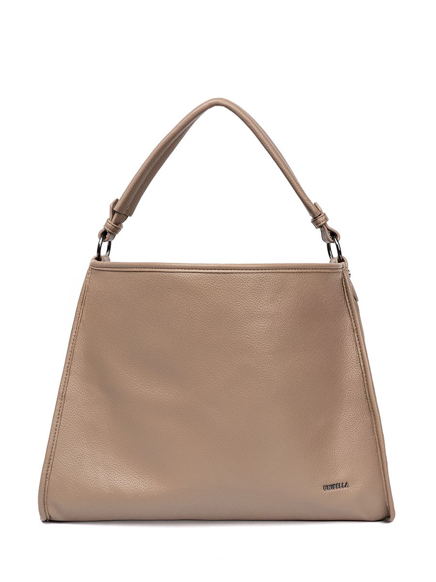 Borsa a spalla beige classica