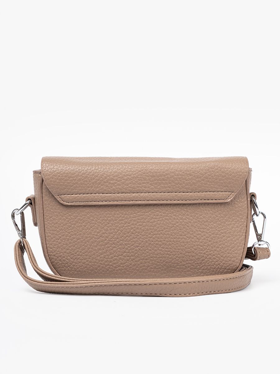 Borsa beige a forma di cuore