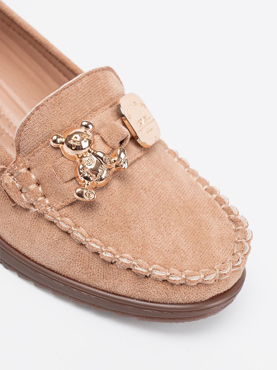 Beige cipele na platformi od finog antilopa