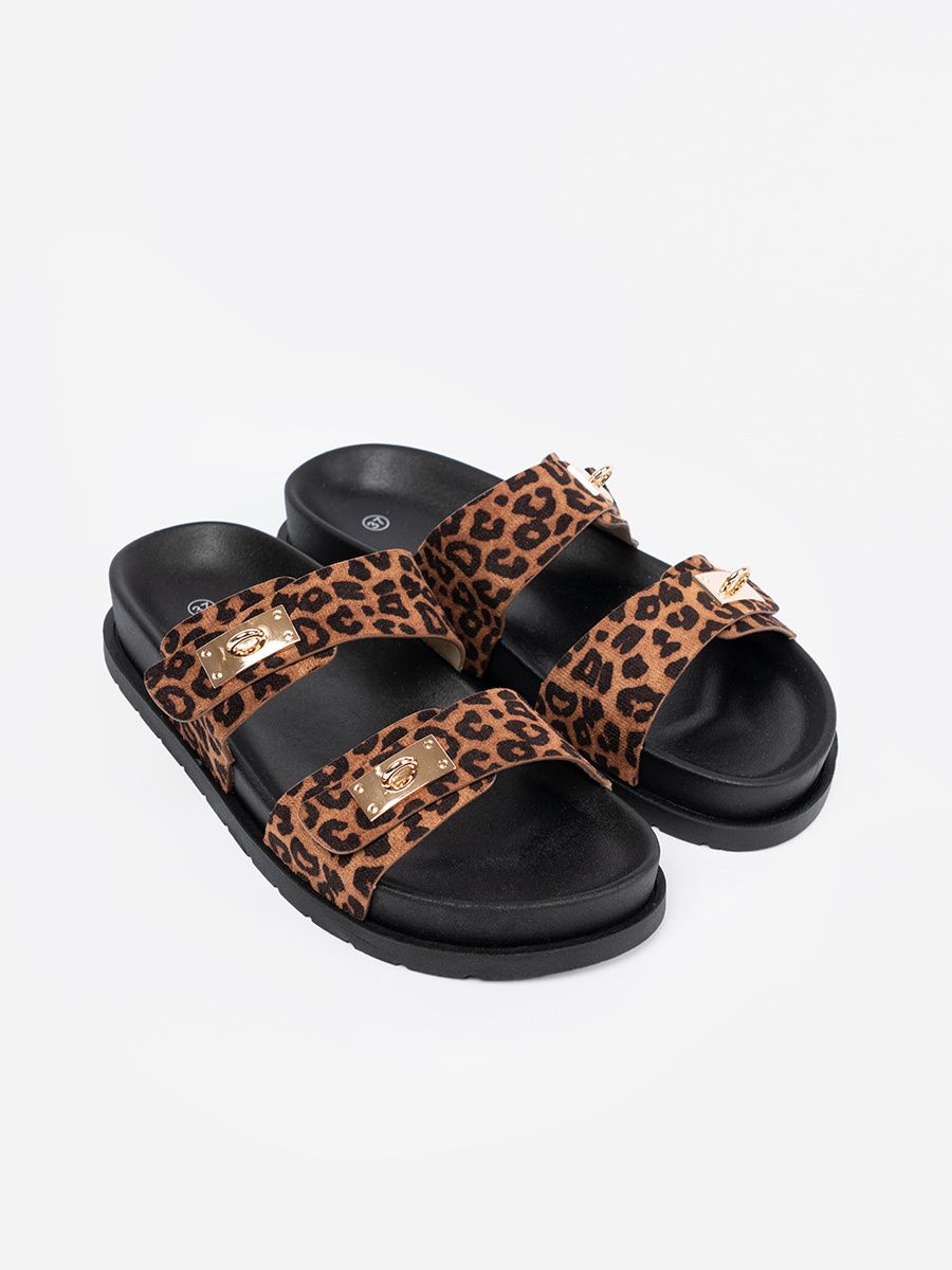 Ženske papuče s uzorkom leoparda