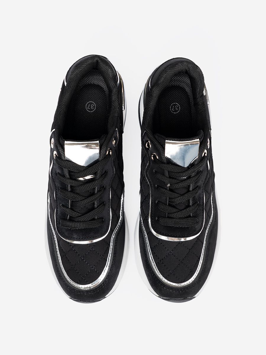 Sneakers nere da donna con zeppa