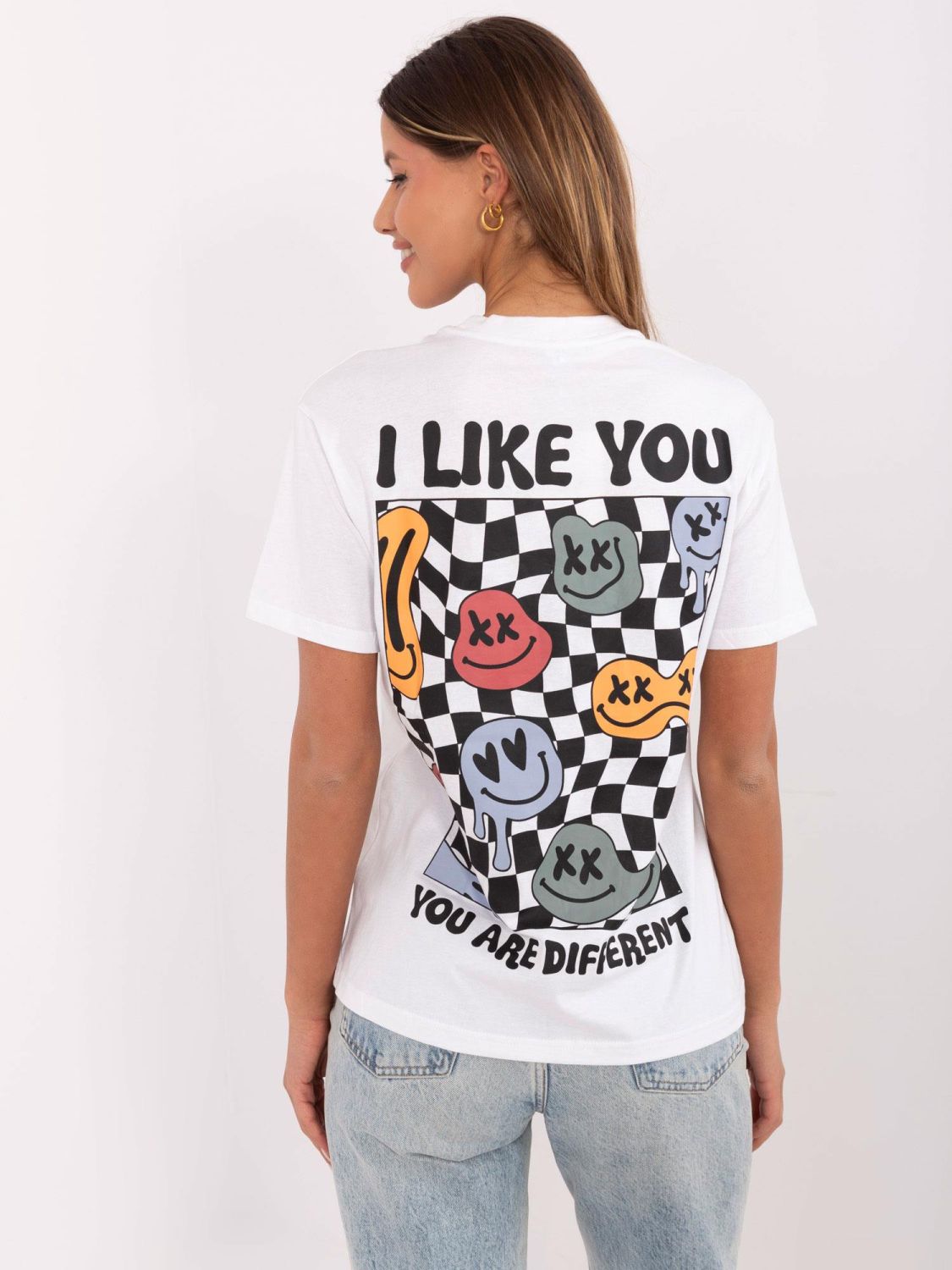 T-shirt bianca con stampa