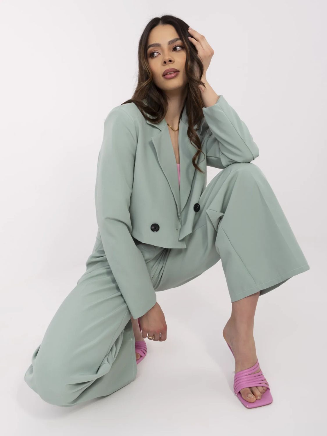 Elegantni pistacija komplet