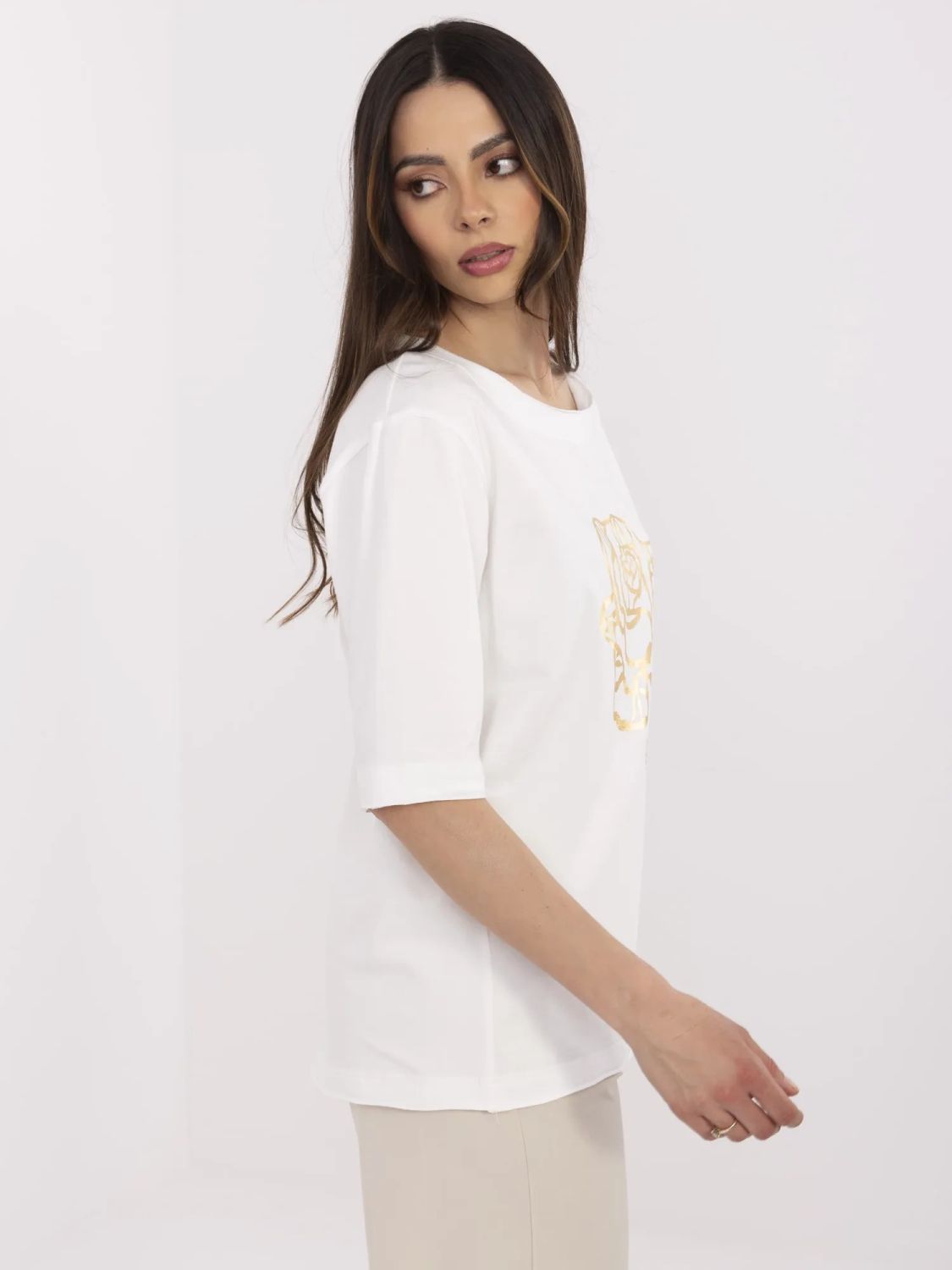 Elegante blusa ecru