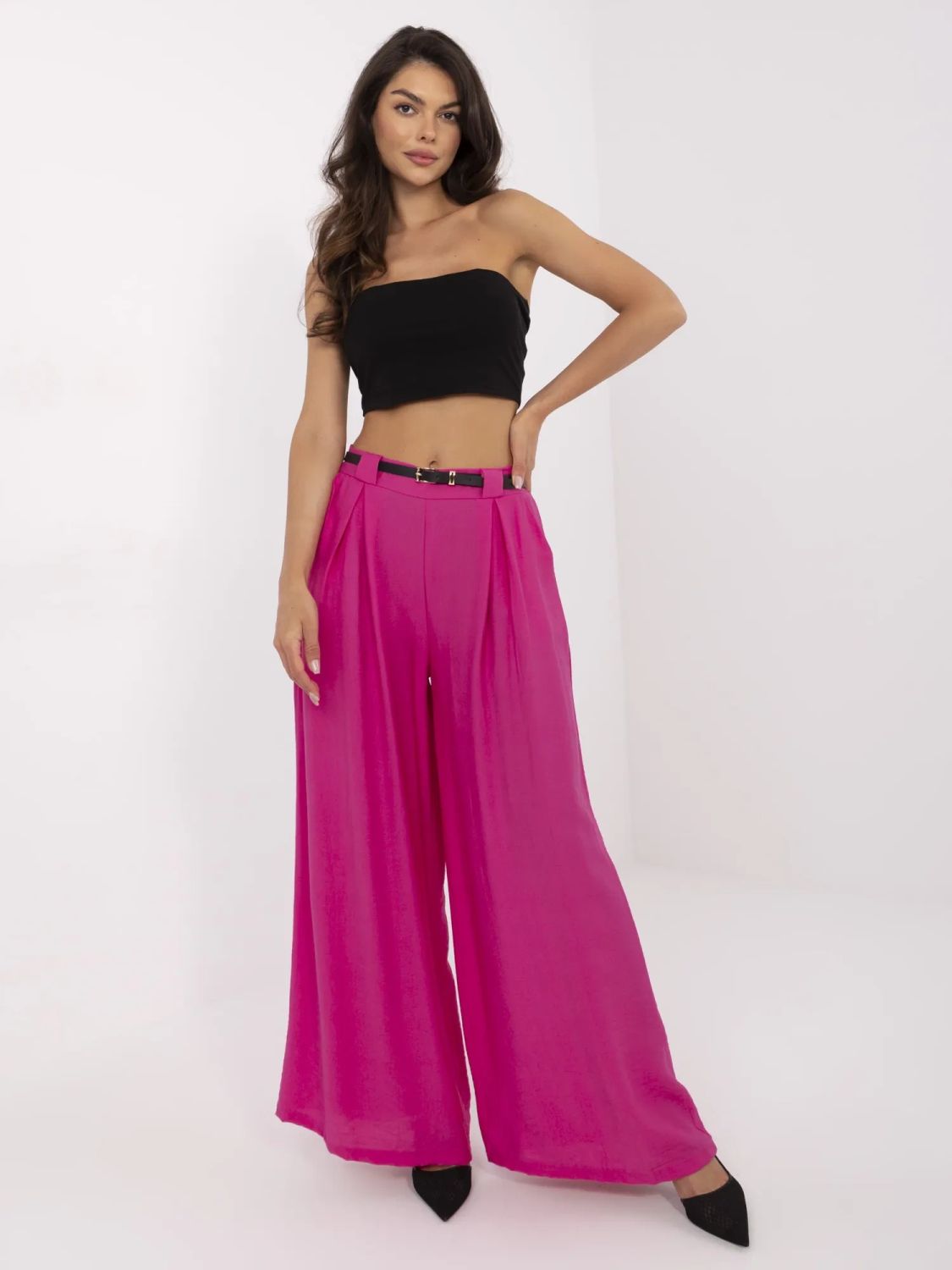 Pantaloni Palazzo Rosa
