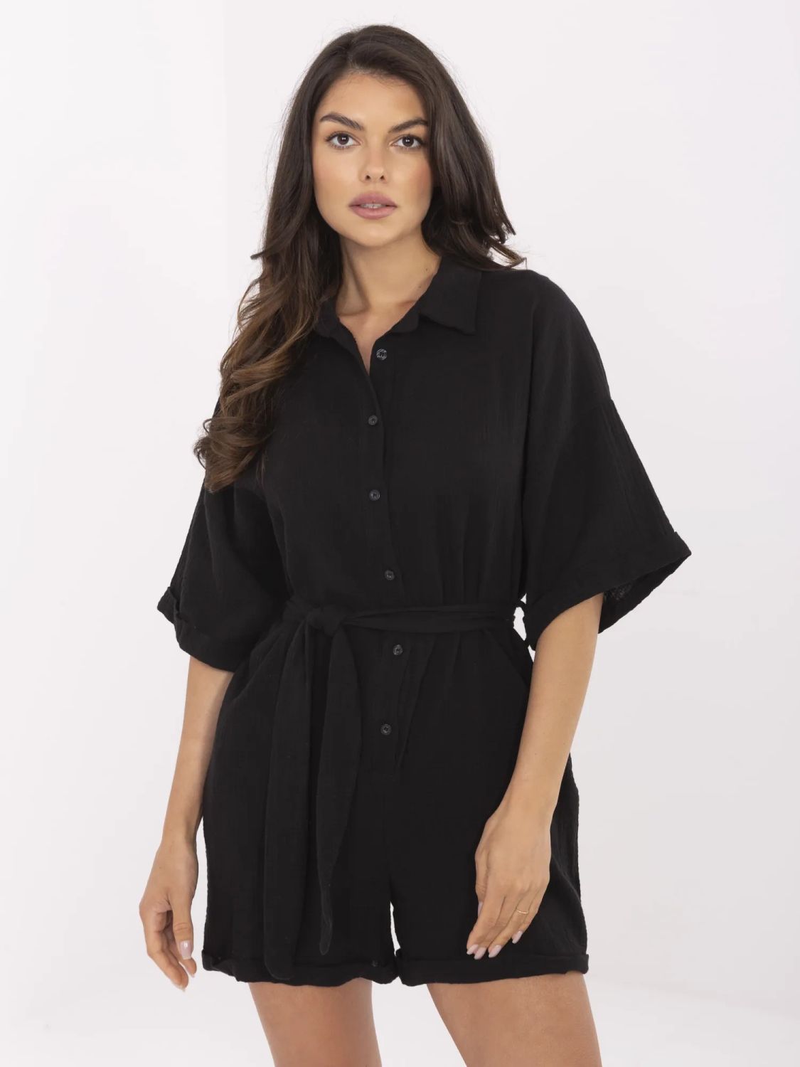 Tuta nera elegante