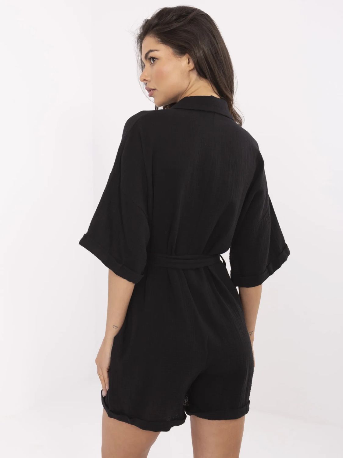 Tuta nera elegante