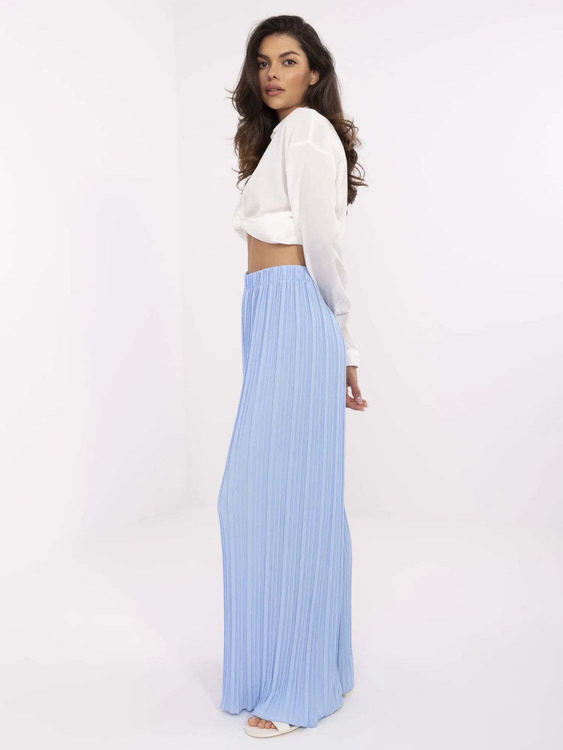 Pantaloni blu eleganti