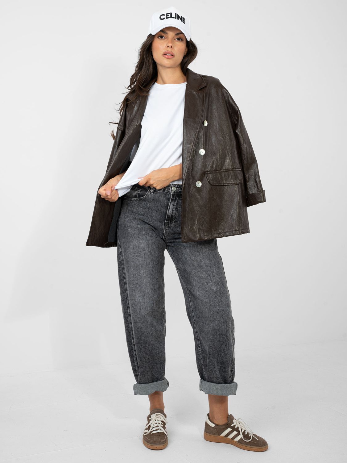 T-shirt bianca in cotone a maniche corte